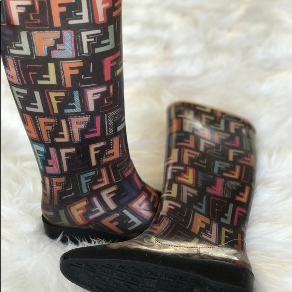 fendi rain boots